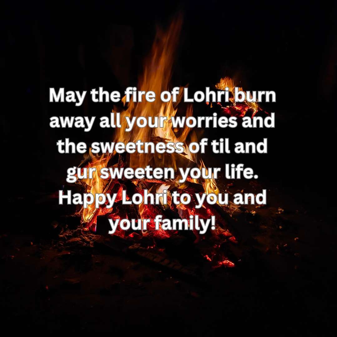 Wishing you a Lohri 2024 images 1